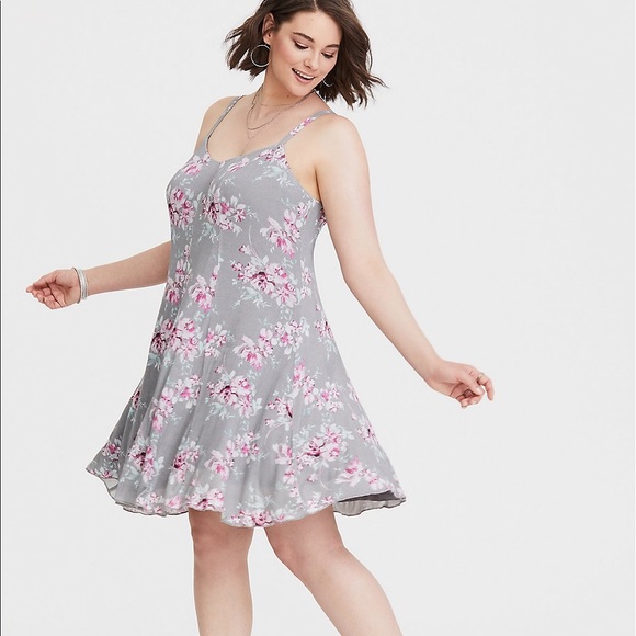 TORRID Dresses & Skirts - TORRID - GRAY SWING DRESS, NWOT, SZ 1X